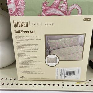 Katie Kime Pink Full Sheet Set Wicked
